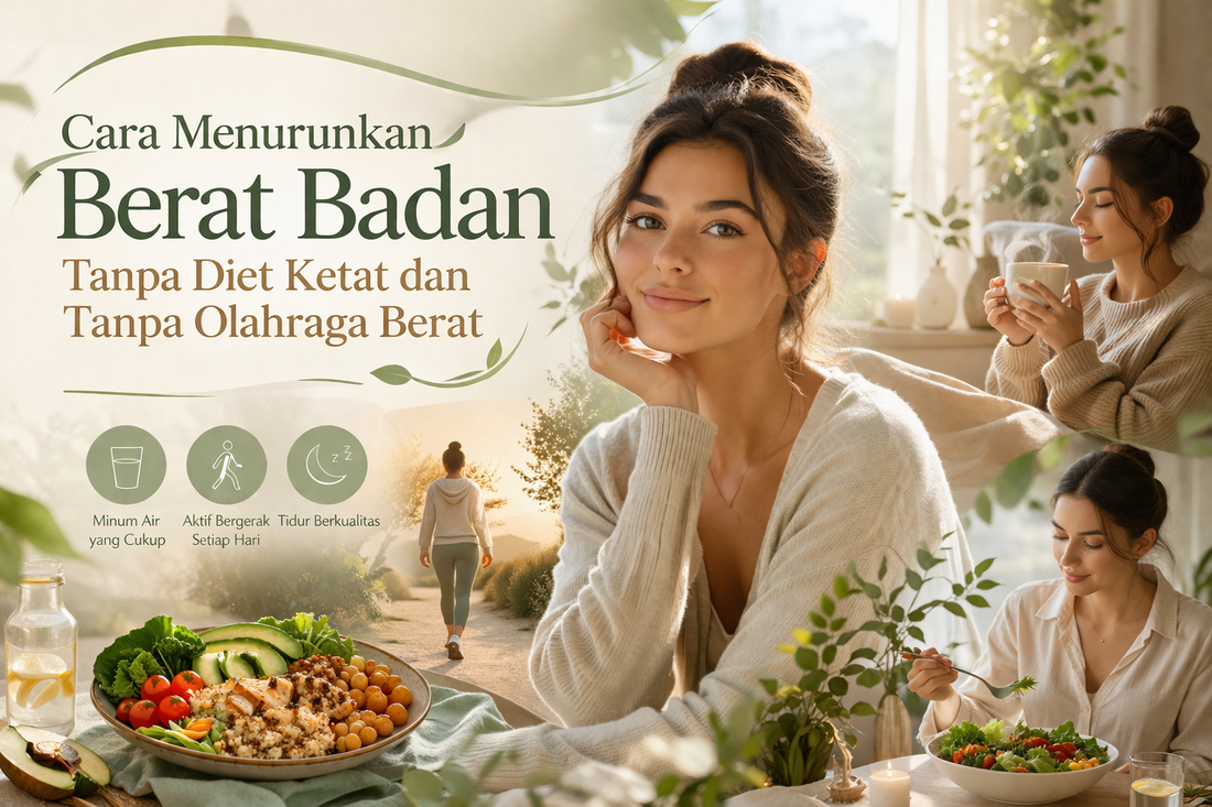 Cara Menurunkan Berat Badan Tanpa Diet Ketat dan Tanpa Olahraga Berat